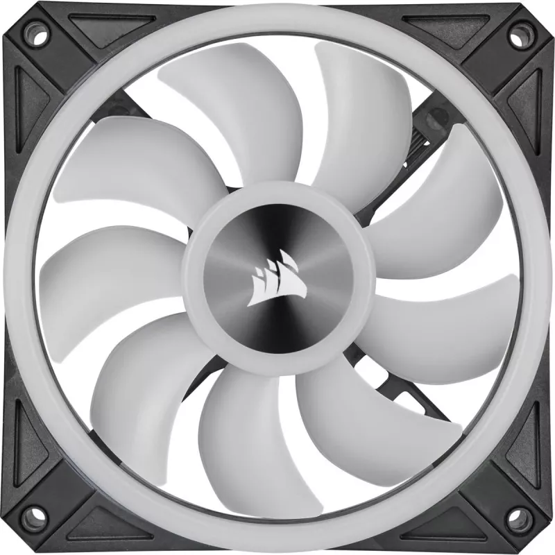 CORSAIR Icue Ql140 RGB 140mm Pwm Dual Fan Kit Z Lighting Node Core