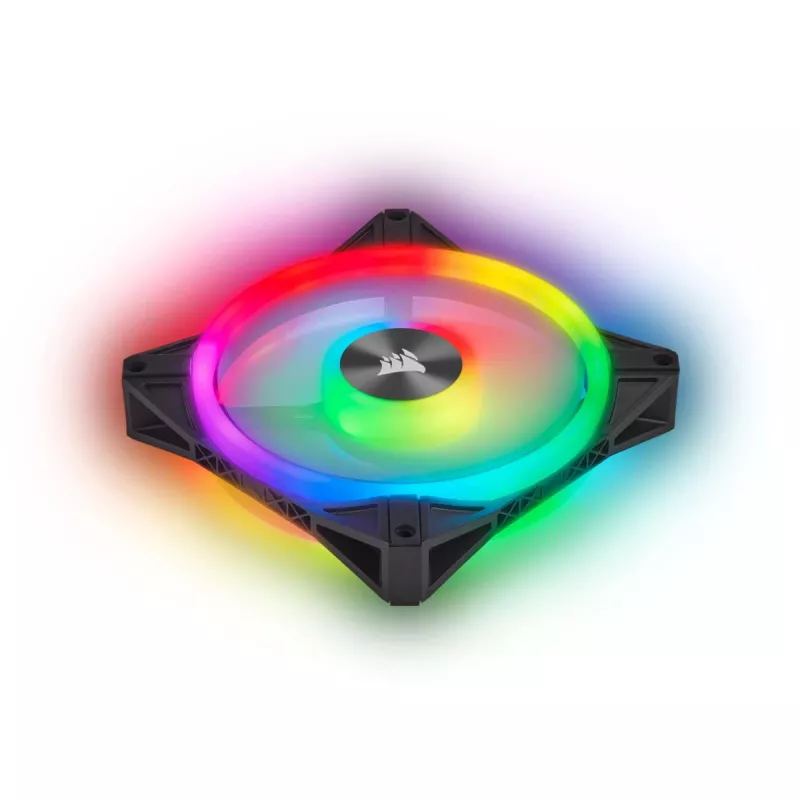 CORSAIR Icue Ql140 RGB 140mm Pwm Dual Fan Kit Z Lighting Node Core