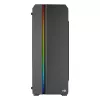 Aerocool GENESISV2BK Obudowa PC ATX, panel przedni LED, wentylator ARGB 12 cm, czarna