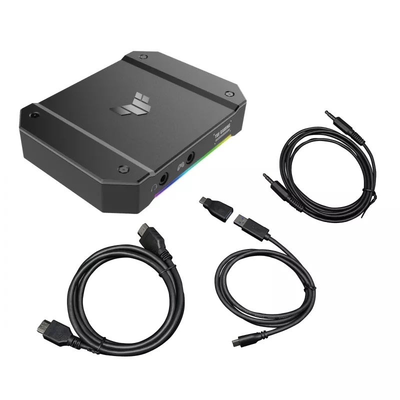 ASUS TUF GAMING CAPTURE BOX-4KPRO urządzenie do przechwytywania wideo USB 3.2 Gen 2 3840x2160 120fps