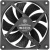 Wentylator obudowy SILVERSTONE SST-SF120B 120mm czarny — wentylator chłodzący 120 mm do obudowy PC