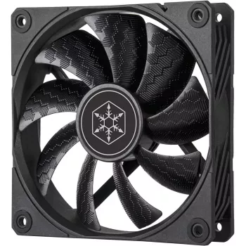 Wentylator obudowy SILVERSTONE SST-SF120B 120mm czarny — wentylator chłodzący 120 mm do obudowy PC