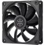 Wentylator obudowy SILVERSTONE SST-SF120B 120mm czarny — wentylator chłodzący 120 mm do obudowy PC