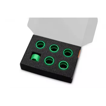 Pierścień dociskowy EK Water Blocks Quantum Torque Aluminium zielony 6 szt.