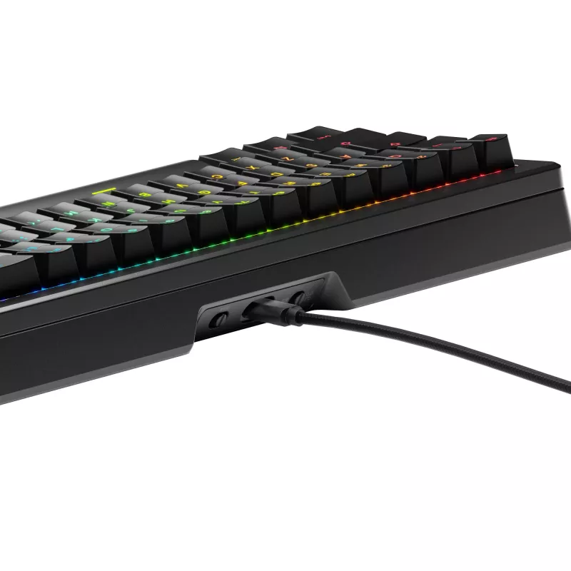 Klawiatura mechaniczna GLORIOUS GMMK 3 PRO 65% Prebuilt przewodowa USB, QWERTY, RGB, czarna