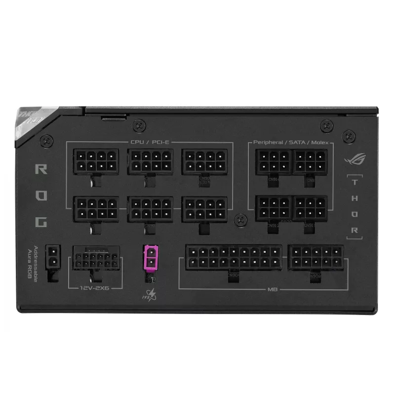 ASUS ROG -THOR-1200P3-GAMING zasilacz 1200 W 20+4 pin ATX ATX Czarny