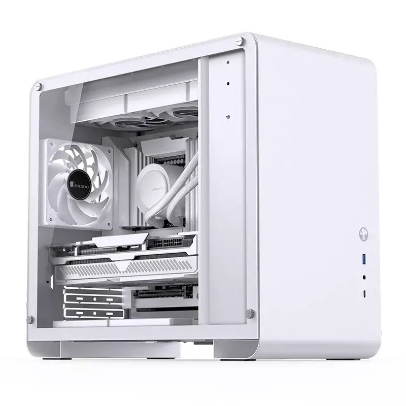 Obudowa PC Jonsbo U4 MINI biały Mini Tower Biała