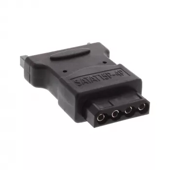 InLine SATA Power Adapter 1 Molex 4 Pin męski / 15 Pin SATA żeński