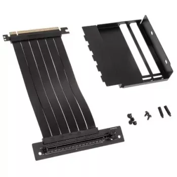 Vertical GPU mounting kit Kolink KL-VERTKIT — Kompatybilny with Midi Tower, steel and TPE, 0.23 m kabel