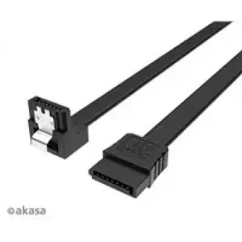 Wewnętrzny kabel danych SATA Akasa Proslim, złącze 90°, 100 cm