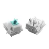 Przełączniki klawiaturowe GLORIOUS Lynx Linear Mechanical Switches — 36 szt., poliwęglan, półprzezroczysty cyjan