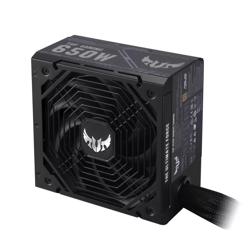 ASUS TUF-GAMING-650B zasilacz 650 W 20+4 pin ATX ATX Czarny