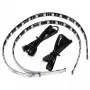 Zestaw oświetlenia obudowy komputera BITFENIX Alchemy 2.0, uniwersalna obudowa, 12V, 5,04W, 2 szt., 10 mm x 0,5 m, czarny/biały