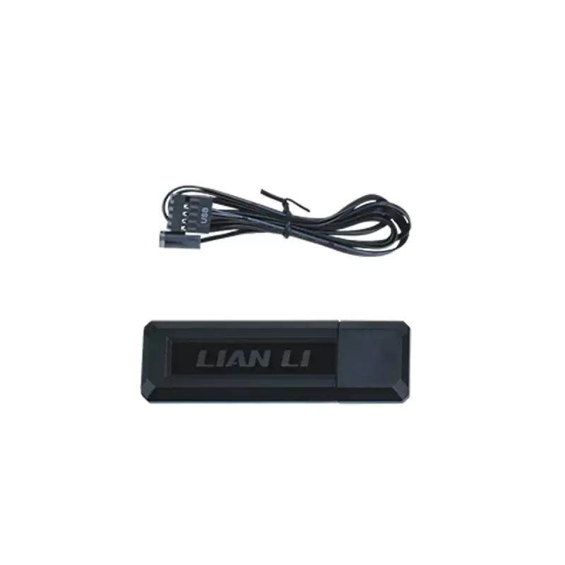Wentylator do obudowy komputera Lian Li 12RCL1W3B 120 mm, 12 V, 2150 RPM, 2,52 mmH2O, łożysko hydrodynamiczne, czarny