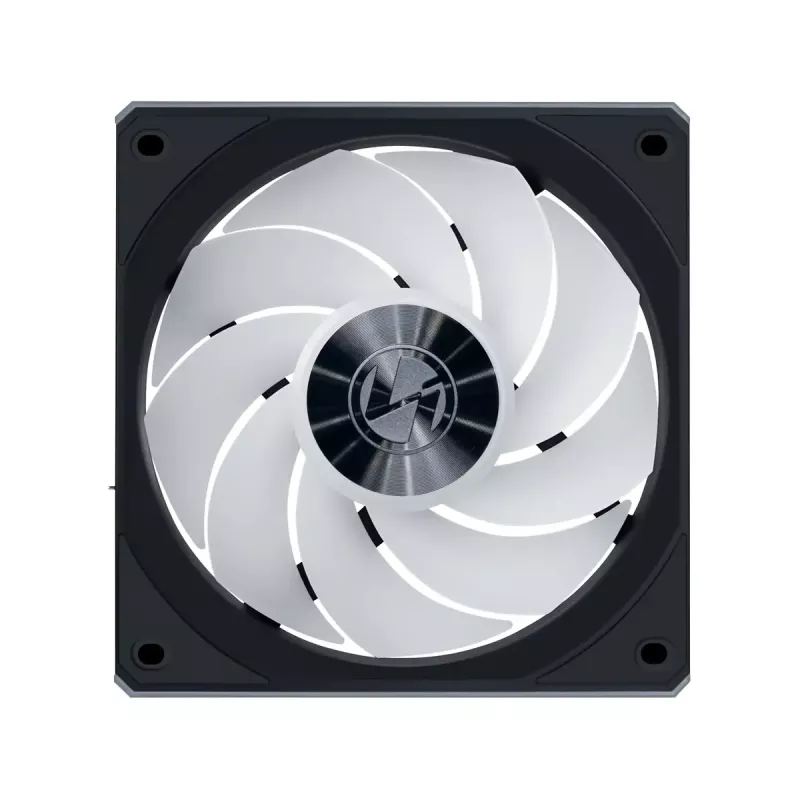 Wentylator do obudowy komputera Lian Li 12RCL1W3B 120 mm, 12 V, 2150 RPM, 2,52 mmH2O, łożysko hydrodynamiczne, czarny