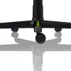 Fotel gamingowy Nitro Concepts S300 — siedzisko z tkaniny, regulowana wysokość 128–140 cm, szerokość oparcia 56 cm, czarny/zielony