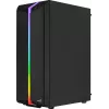 Obudowa PC AEROCOOL Bionic Midi Tower — ATX, hartowane szkło, wnęki 3,5“x2 / 2,5”x4, do 297 mm GPU, 158 mm CPU cooler, niebieski LED
