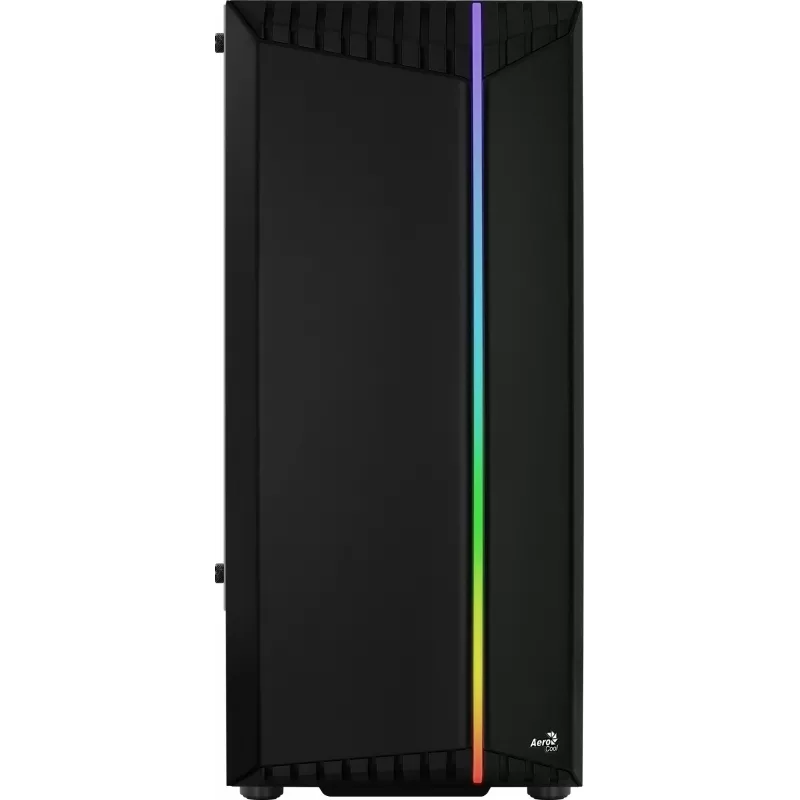 Obudowa PC AEROCOOL Bionic Midi Tower — ATX, hartowane szkło, wnęki 3,5“x2 / 2,5”x4, do 297 mm GPU, 158 mm CPU cooler, niebieski LED