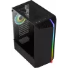 Obudowa PC AEROCOOL Bionic Midi Tower — ATX, hartowane szkło, wnęki 3,5“x2 / 2,5”x4, do 297 mm GPU, 158 mm CPU cooler, niebieski LED