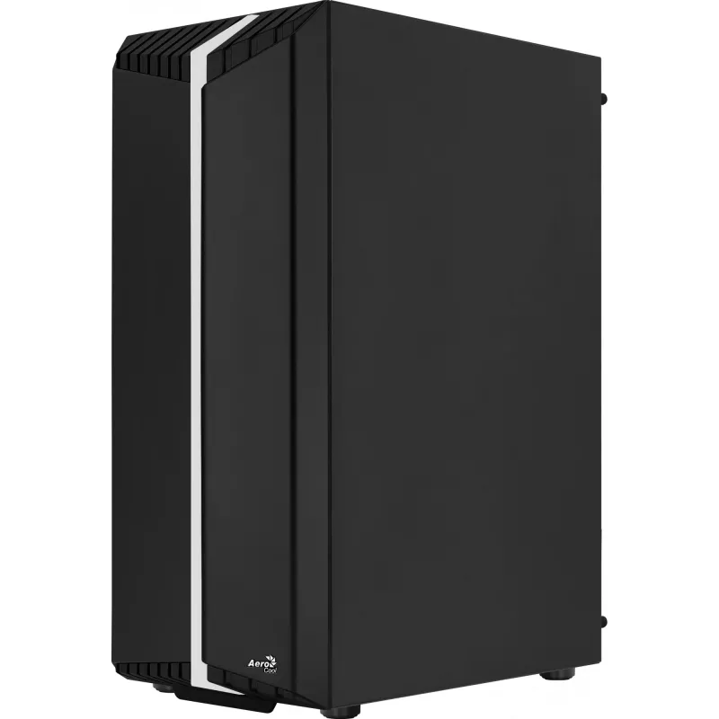 Obudowa PC AEROCOOL Bionic Midi Tower — ATX, hartowane szkło, wnęki 3,5“x2 / 2,5”x4, do 297 mm GPU, 158 mm CPU cooler, niebieski LED