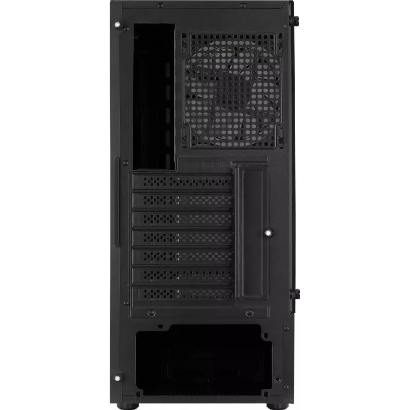 Obudowa PC AEROCOOL Bionic Midi Tower — ATX, hartowane szkło, wnęki 3,5“x2 / 2,5”x4, do 297 mm GPU, 158 mm CPU cooler, niebieski LED