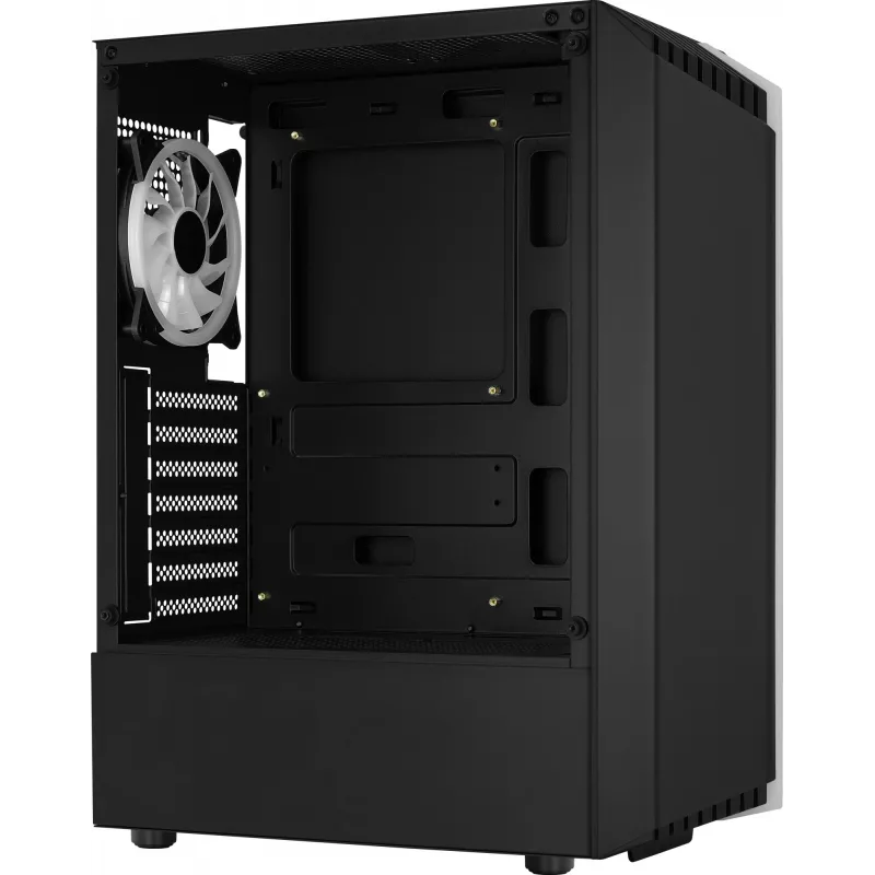 Obudowa PC AEROCOOL Bionic Midi Tower — ATX, hartowane szkło, wnęki 3,5“x2 / 2,5”x4, do 297 mm GPU, 158 mm CPU cooler, niebieski LED