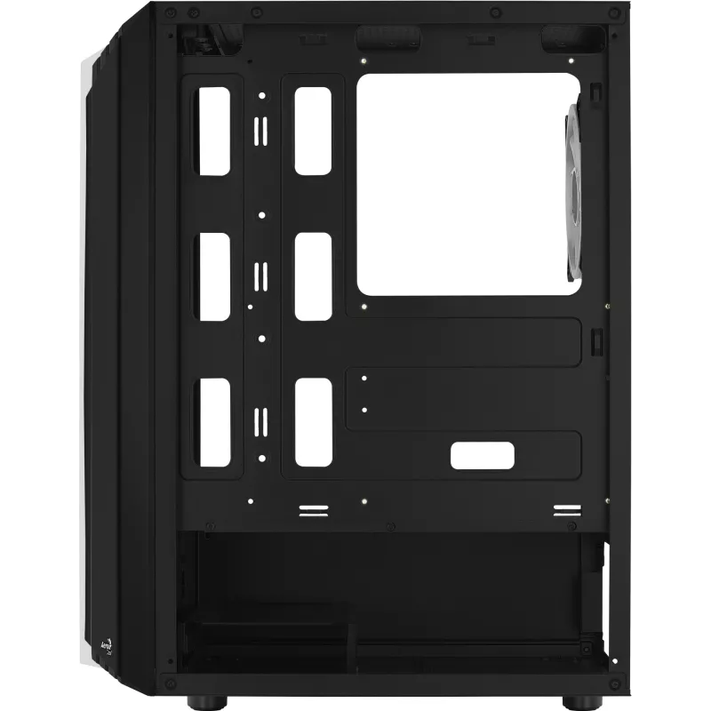 Obudowa PC AEROCOOL Bionic Midi Tower — ATX, hartowane szkło, wnęki 3,5“x2 / 2,5”x4, do 297 mm GPU, 158 mm CPU cooler, niebieski LED
