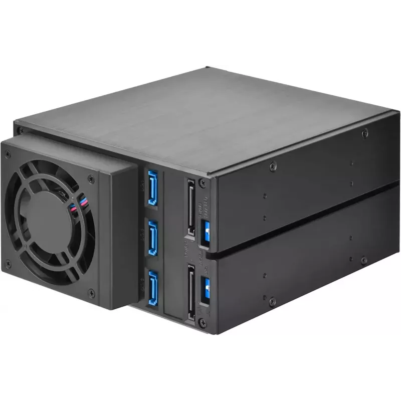 SILVERSTONE Removable Frame SST-FS303-12G Czarny — wyjmowana rama na dyski 3,5 cala lub 2,5 cala