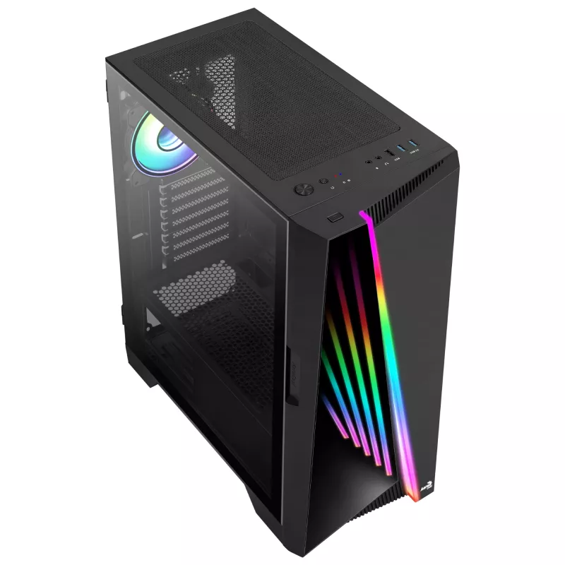 Obudowa komputerowa Aerocool MIRAGEBK, wentylator ARGB 12 cm