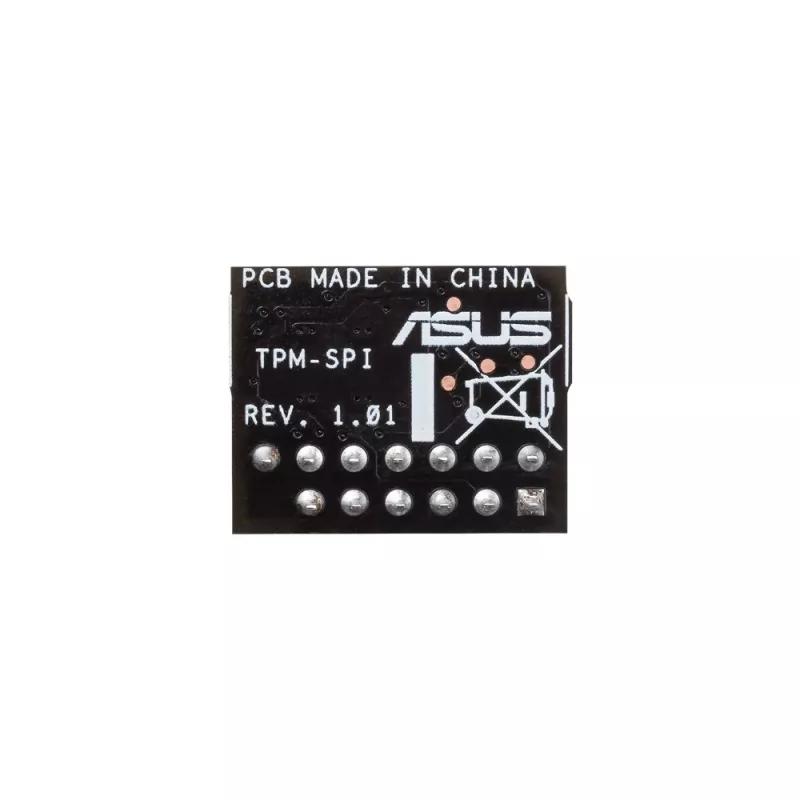 Moduł TPM ASUS TPM-SPI 2.0, host interface SPI, szerokość 16 mm, głębokość 13 mm