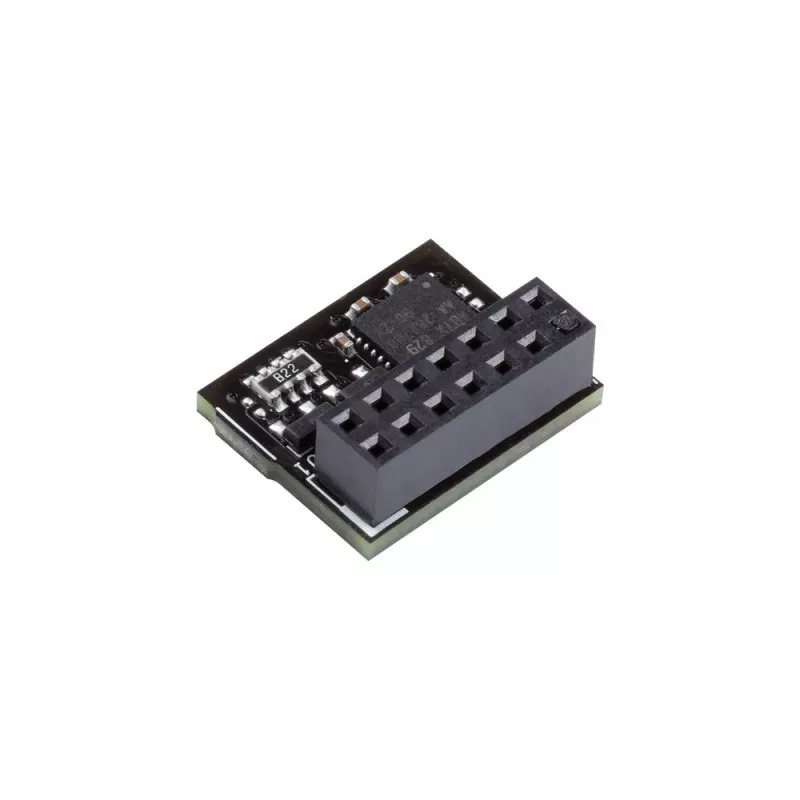 Moduł TPM ASUS TPM-SPI 2.0, host interface SPI, szerokość 16 mm, głębokość 13 mm