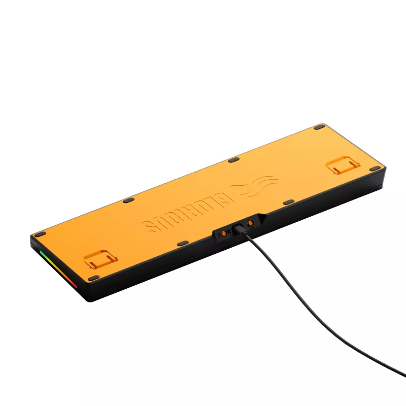 Mechaniczna przewodowa klawiatura pełnowymiarowa (100%) GLORIOUS GMMK 3 — USB, QWERTY, RGB, czarna (układ US)