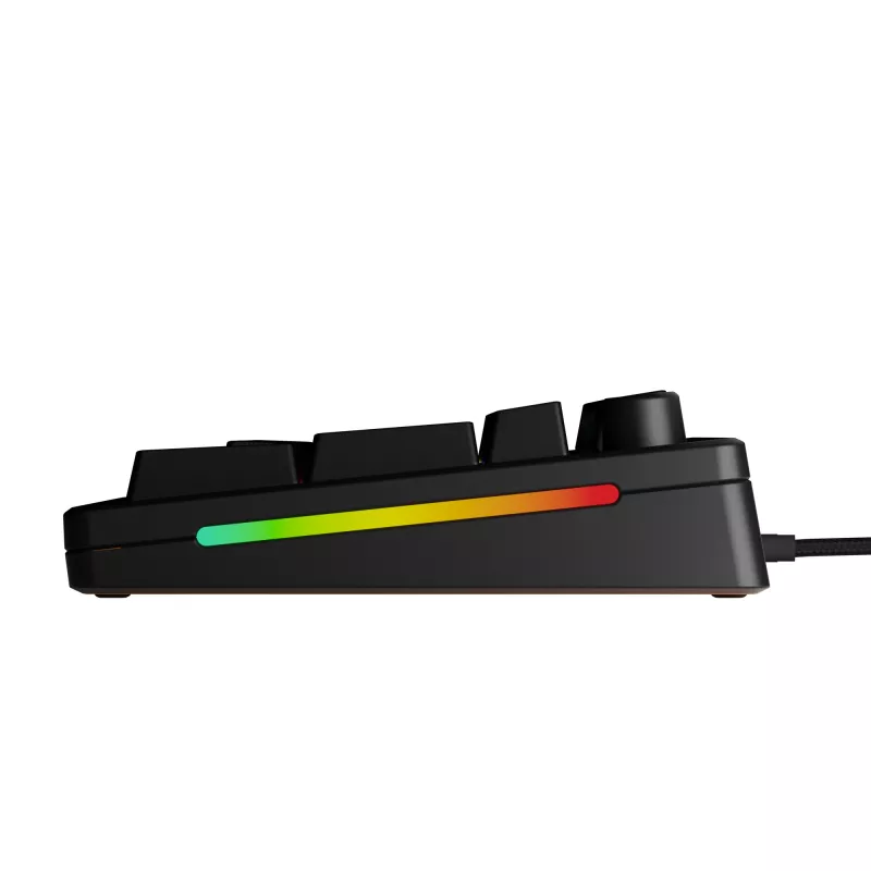 Mechaniczna przewodowa klawiatura pełnowymiarowa (100%) GLORIOUS GMMK 3 — USB, QWERTY, RGB, czarna (układ US)