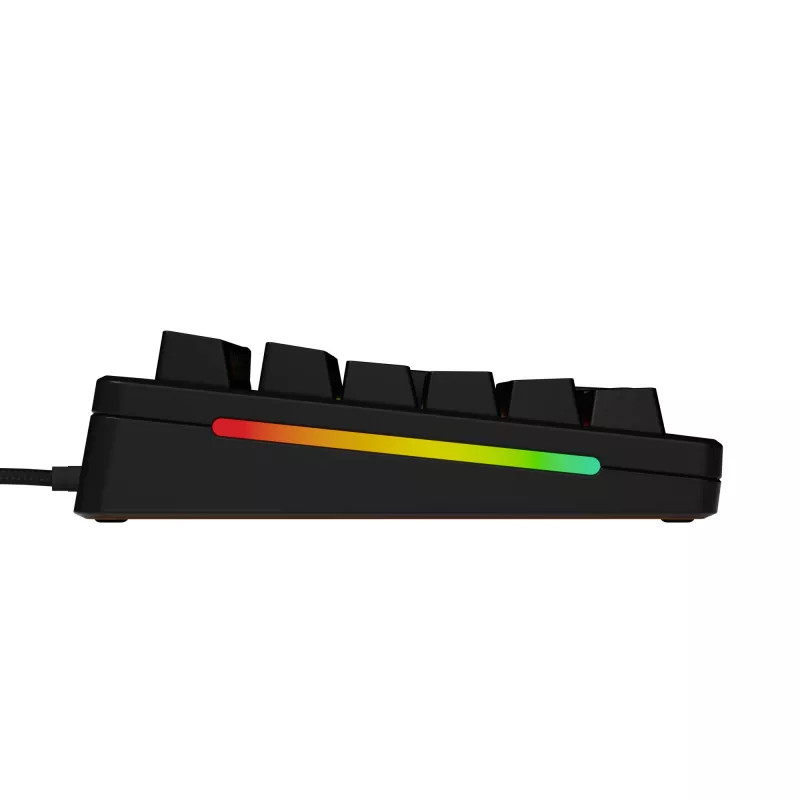 Mechaniczna przewodowa klawiatura pełnowymiarowa (100%) GLORIOUS GMMK 3 — USB, QWERTY, RGB, czarna (układ US)
