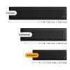 Podkładka pod nadgarstki GLORIOUS Compact Fabric Czarna do klawiatur 65–75% GLO-KB-ACC-WR-CLTH-65-75-BLK