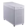 Obudowa PC ASUS Prime AP201 MicroATX Mini Tower Biała — obsługa microATX, GPU do 338 mm, 3×3.5 inch + 1×2.5 inch napędy, USB-A 3.2 Gen1×2, USB-C 3.2 Gen2×1