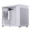 Obudowa PC ASUS Prime AP201 MicroATX Mini Tower Biała — obsługa microATX, GPU do 338 mm, 3×3.5 inch + 1×2.5 inch napędy, USB-A 3.2 Gen1×2, USB-C 3.2 Gen2×1