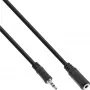 Kabel audio InLine 3,5 mm stereo męski / żeński 5 m