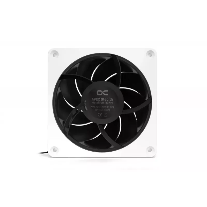 Wentylator Alphacool Apex Stealth Metall 12 cm biały 400-2000 RPM 20-29.9 dB