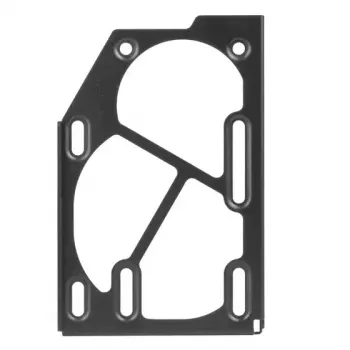 Zestaw montażowy Silverstone FDP01 Stal Czarny 92x142x35mm