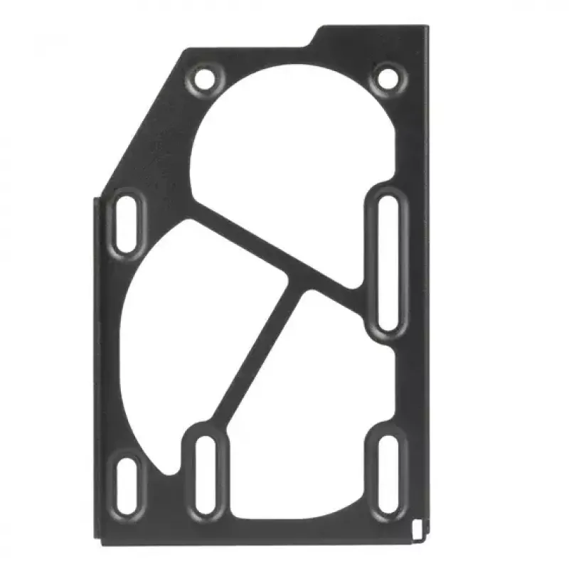 Zestaw montażowy Silverstone FDP01 Stal Czarny 92x142x35mm