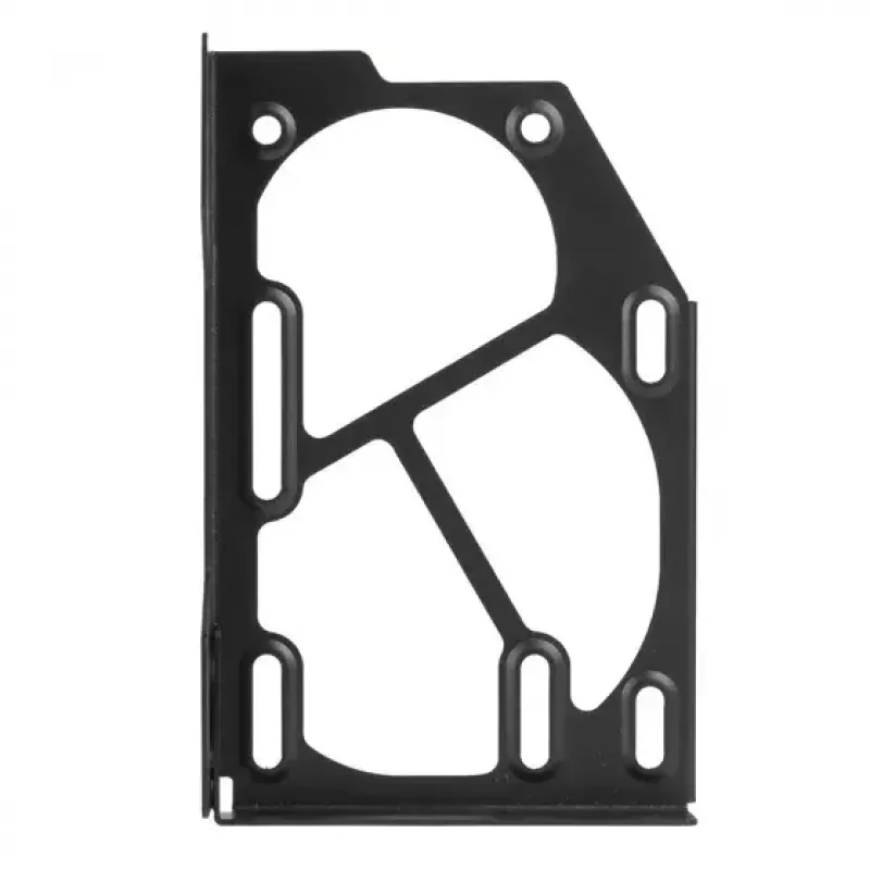 Zestaw montażowy Silverstone FDP01 Stal Czarny 92x142x35mm