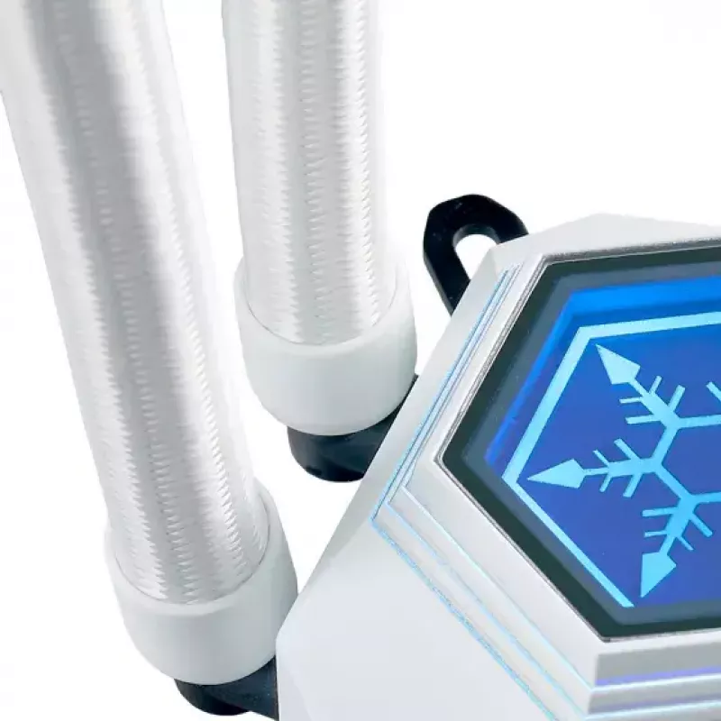 Chłodzenie cieczą typu all-in-one Silverstone SST-PF240W-ARGB-V2 12 cm białe