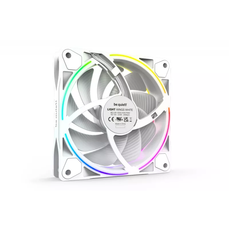 be quiet Light Wings biały | 120mm PWM high-speed Triple-Pack Wentylator do obudowy komputera 12 cm 3 szt.
