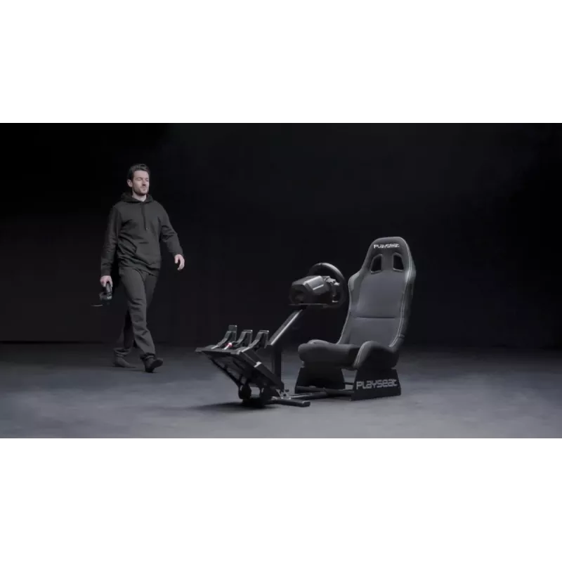 Uniwersalny fotel gamingowy Playseat Evolution z wyściełanym siedziskiem, czarny