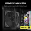 Wentylator Corsair RS120 MAX 12 cm Czarny 2000 RPM 4.2 mmH2O