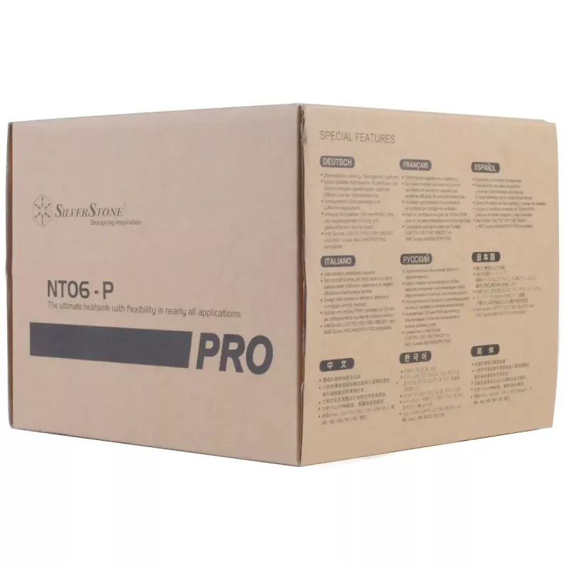 Chłodzenie procesora Silverstone NT06-PRO, 12 cm