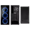PC Midi Tower Kolink Observatory Lite — Czarny, Szkło Hartowane, ATX/Micro-ITX, 3x120mm Przód, 1x120mm Tył, 190×400×440 mm