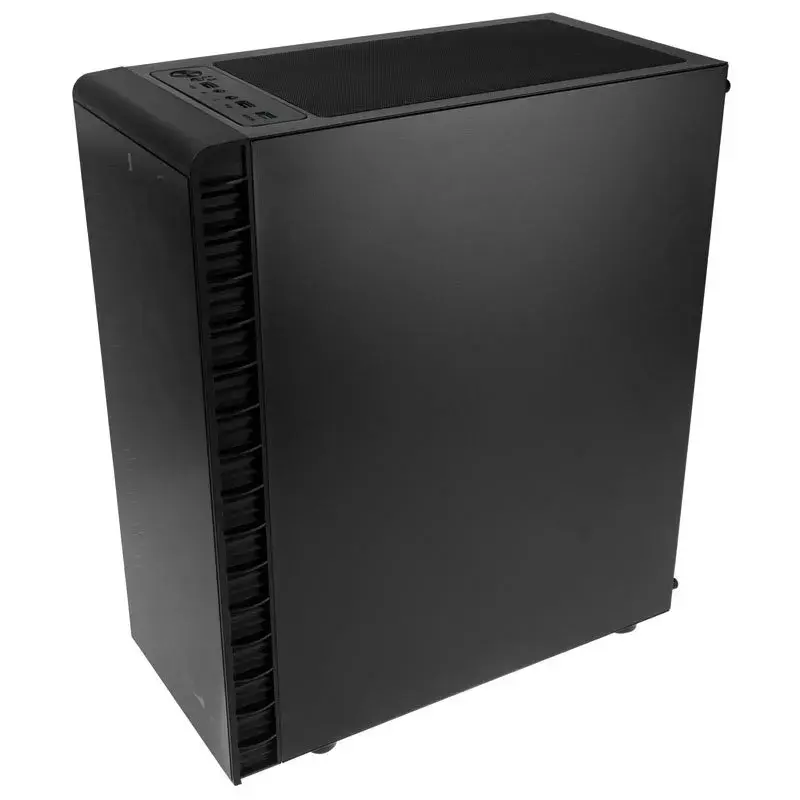 PC Midi Tower Kolink Observatory Lite — Czarny, Szkło Hartowane, ATX/Micro-ITX, 3x120mm Przód, 1x120mm Tył, 190×400×440 mm