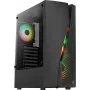 Aerocool WAVEBKV3 Obudowa ATX PC Szkło Hartowane 4xWentylatory RGB Czarna